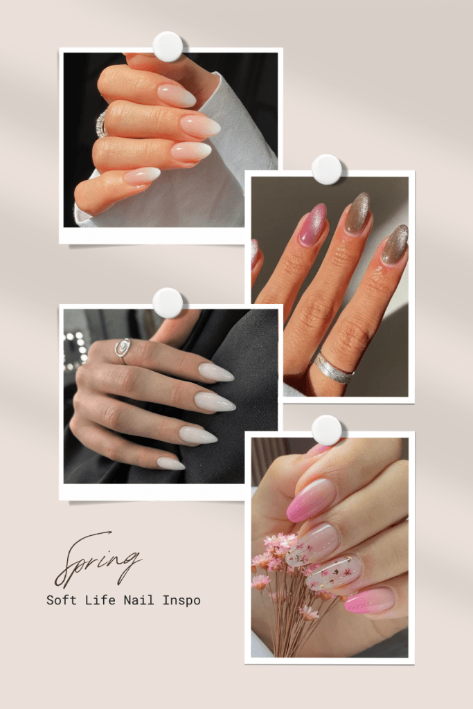 Spring nail inspiration and soft life self-care