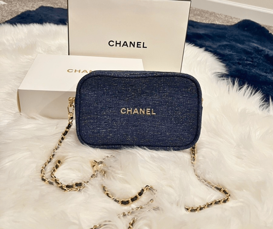 How To Turn One Chanel Gift Set Into Two Gifts With A DIY Chanel Inspired Crossbody&nbsp;Bag